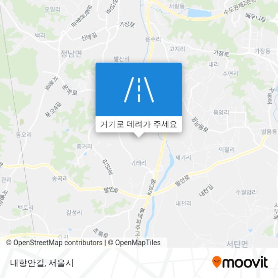 내향안길 지도