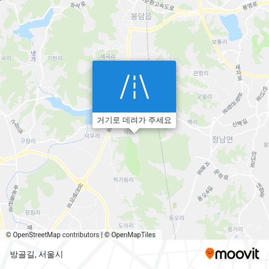 방골길 지도