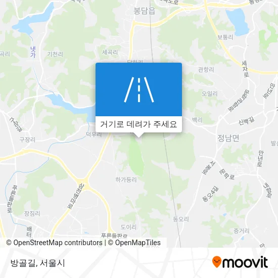 방골길 지도