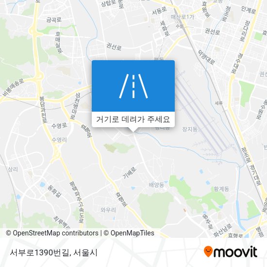 서부로1390번길 지도