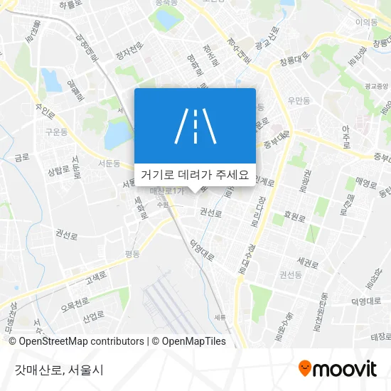 갓매산로 지도