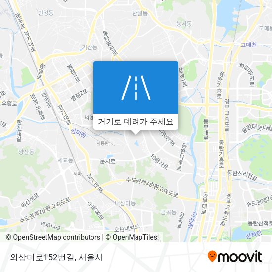 외삼미로152번길 지도