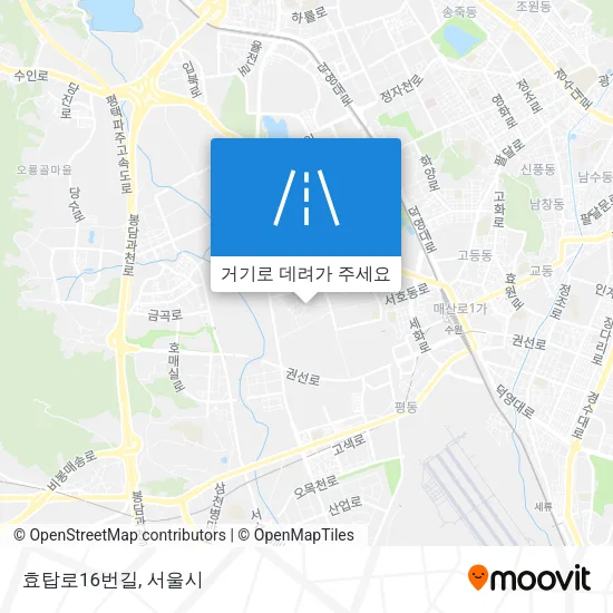 효탑로16번길 지도