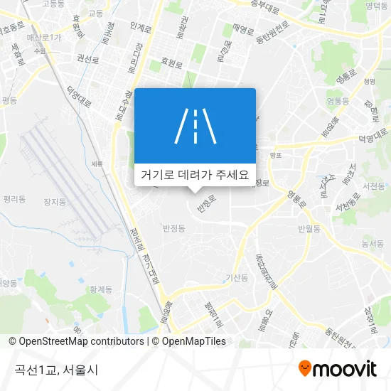 곡선1교 지도