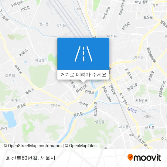 화산로60번길 지도