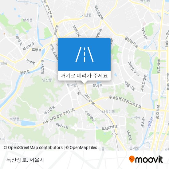 독산성로 지도