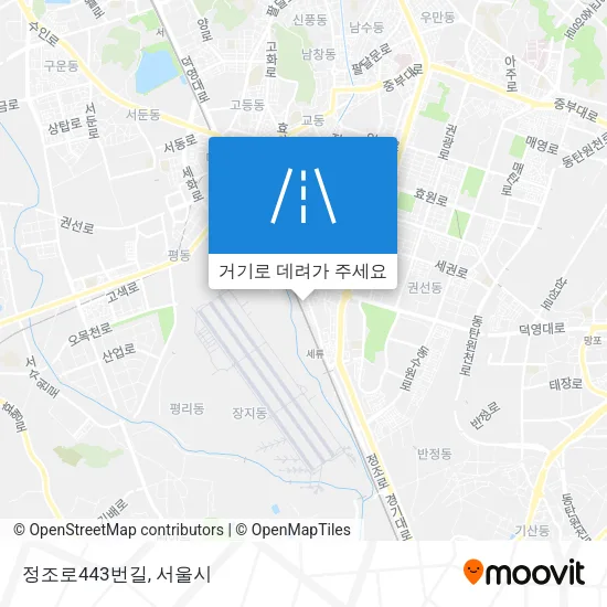 정조로443번길 지도