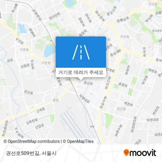 권선로509번길 지도