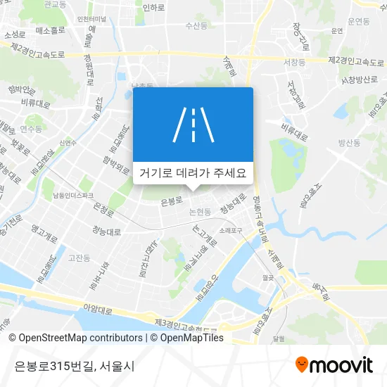 은봉로315번길 지도
