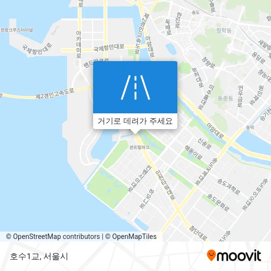 호수1교 지도