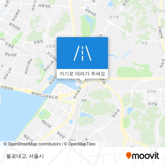 월곶대교 지도
