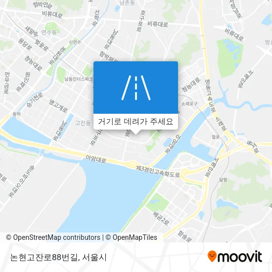 논현고잔로88번길 지도