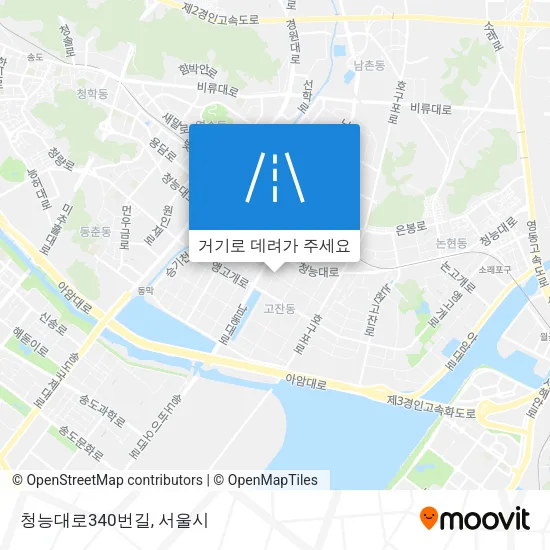청능대로340번길 지도