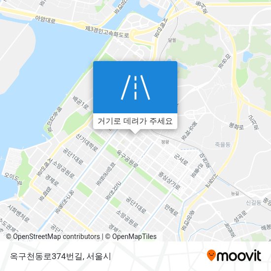 옥구천동로374번길 지도