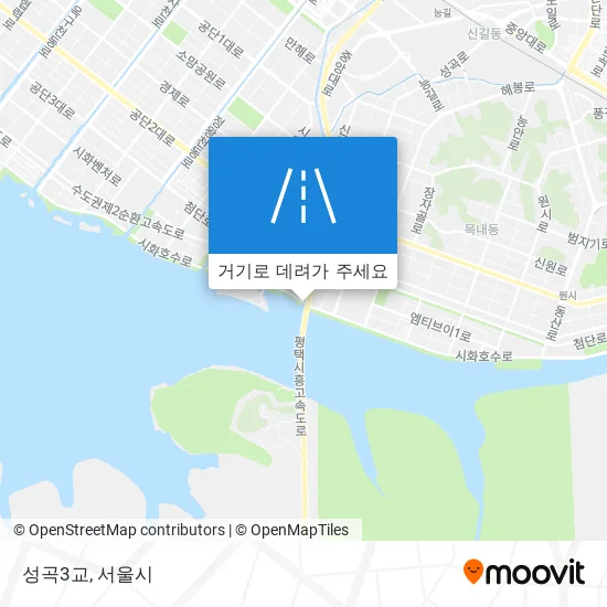 성곡3교 지도