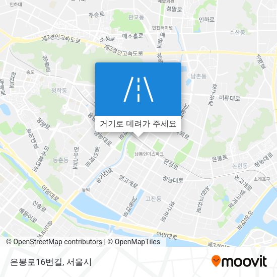 은봉로16번길 지도