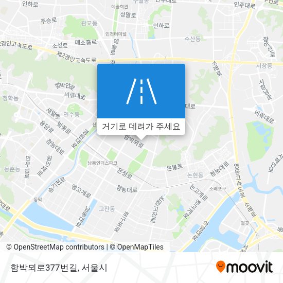 함박뫼로377번길 지도