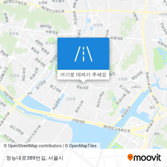 청능대로389번길 지도