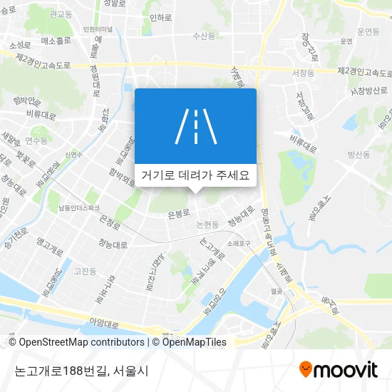 논고개로188번길 지도