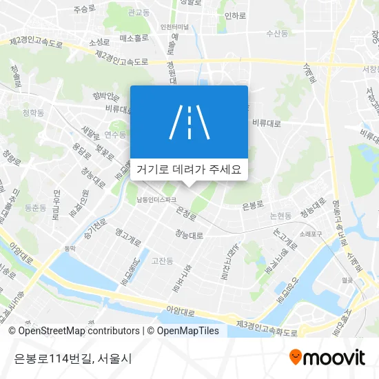 은봉로114번길 지도