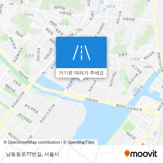 남동동로77번길 지도