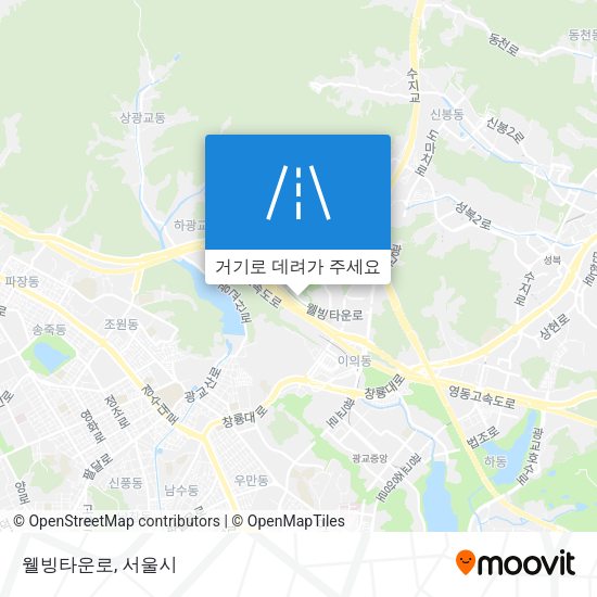 웰빙타운로 지도