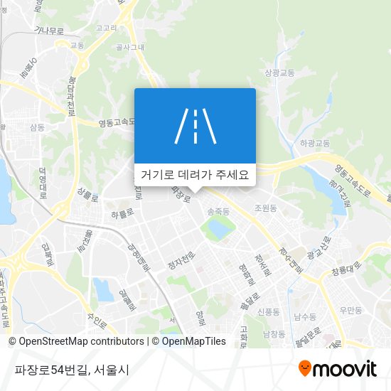 파장로54번길 지도