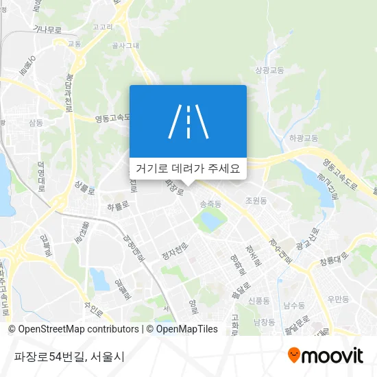 파장로54번길 지도
