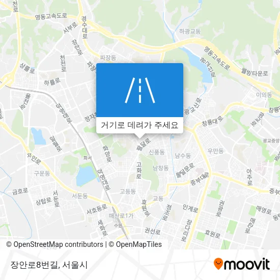 장안로8번길 지도