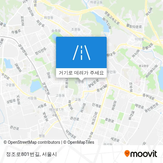 정조로801번길 지도