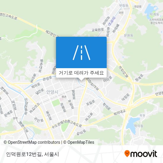 인덕원로12번길 지도