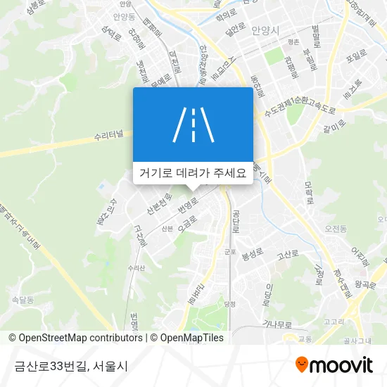 금산로33번길 지도