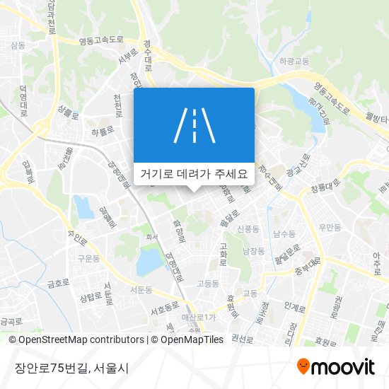 장안로75번길 지도