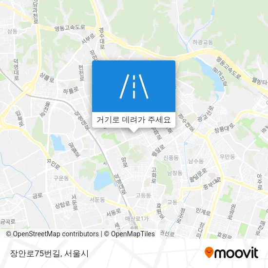 장안로75번길 지도