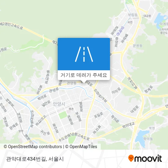 관악대로434번길 지도