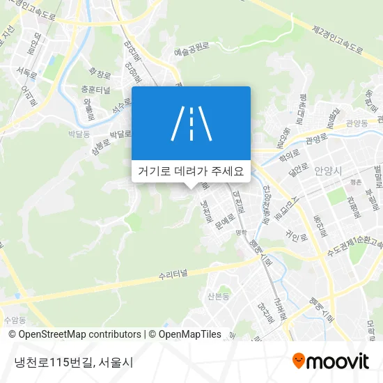 냉천로115번길 지도