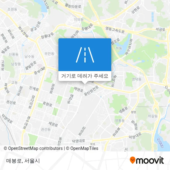 매봉로 지도