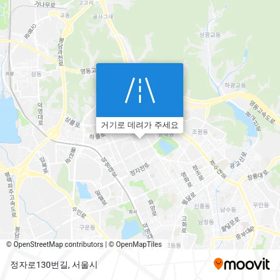 정자로130번길 지도