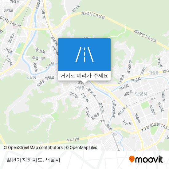 일번가지하차도 지도