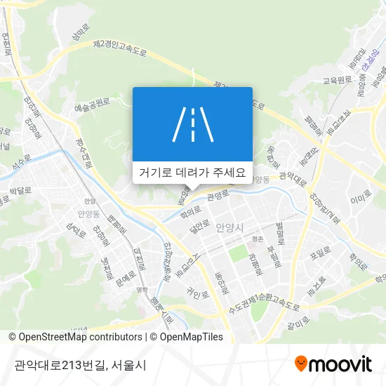 관악대로213번길 지도