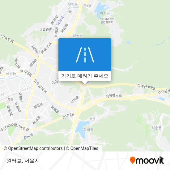 원터교 지도