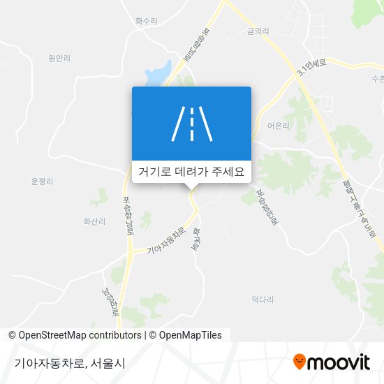 기아자동차로 지도