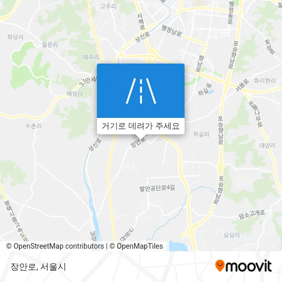 장안로 지도