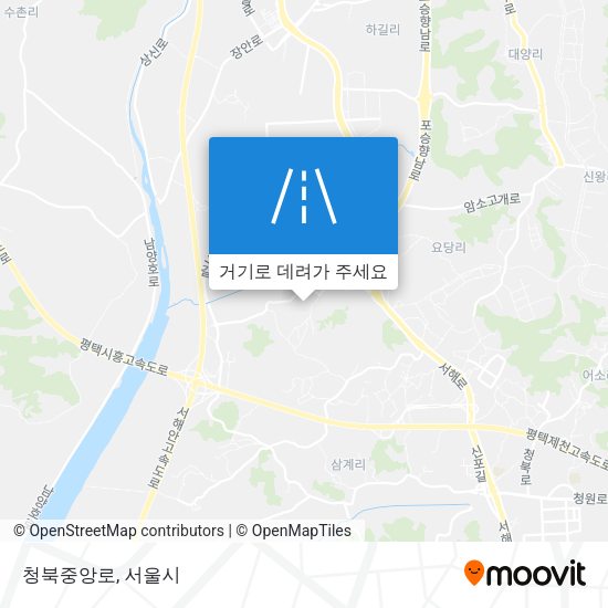 청북중앙로 지도