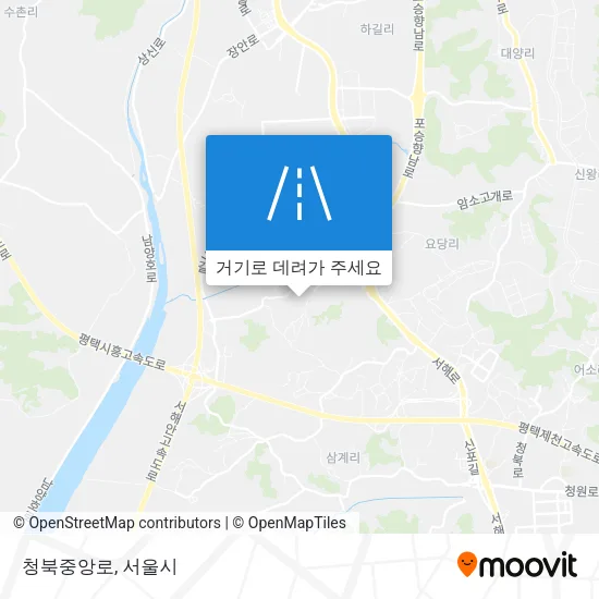 청북중앙로 지도