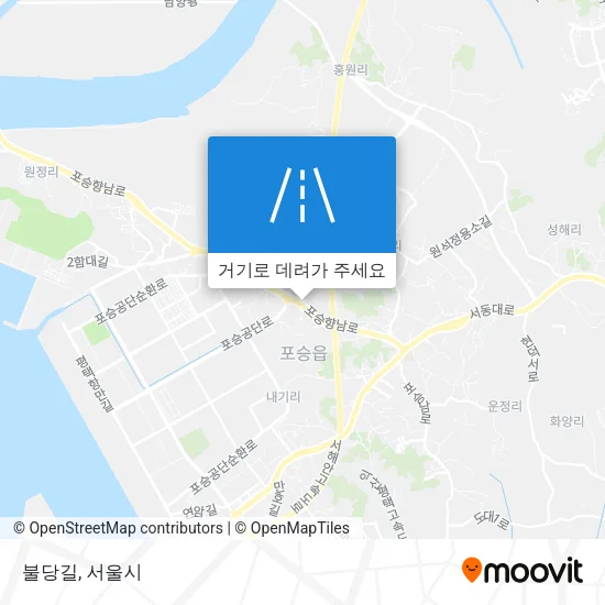 불당길 지도
