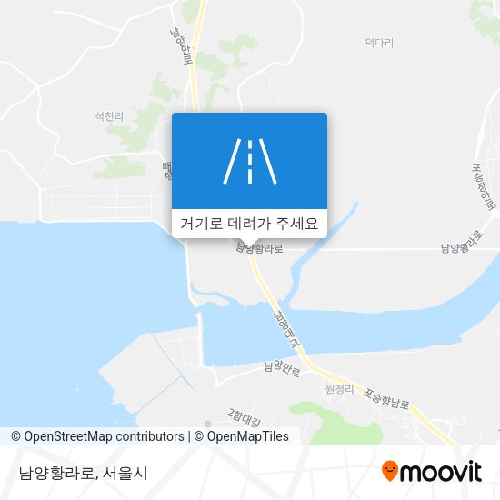 남양황라로 지도