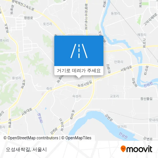 오성새싹길 지도