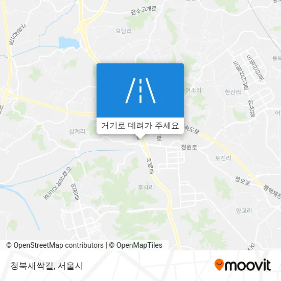 청북새싹길 지도