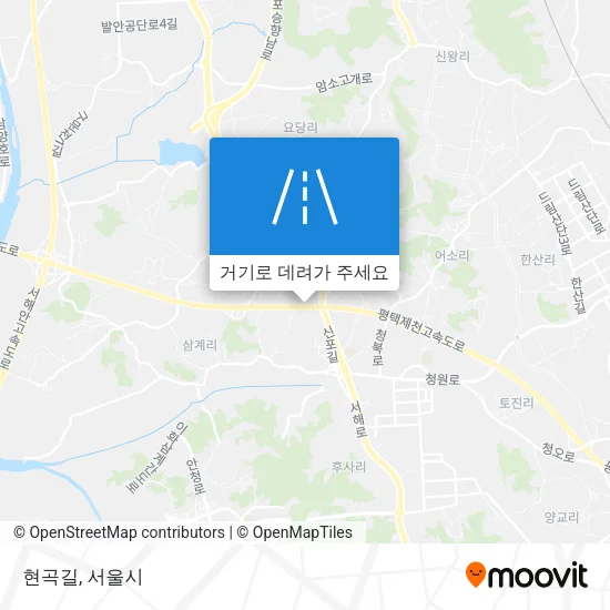 현곡길 지도